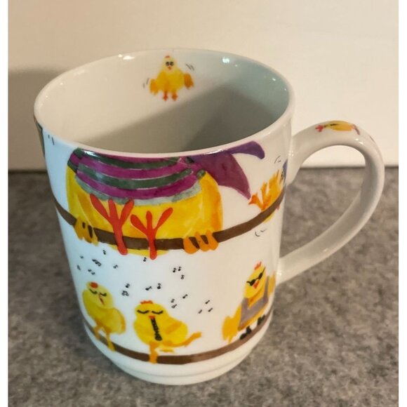 2 Adorable Chicken Themed Fun Mugs  #1825 - Picture 7 of 8